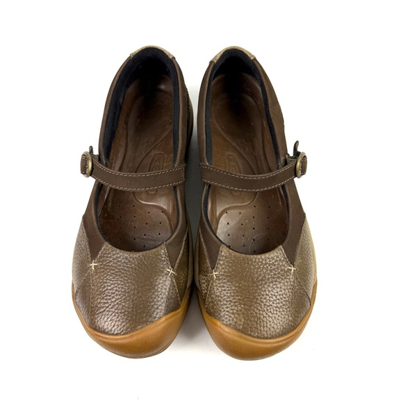Keen Presidio Mary Jane‎ Shoes 9 WIDE Brown Leather Comfort Shoes Womens main image 8